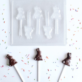 Molde chocolate conejo x 5