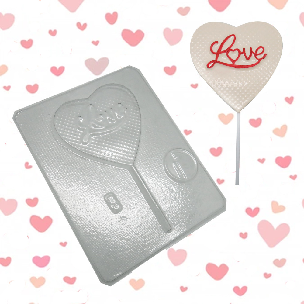 Molde colombina corazón love