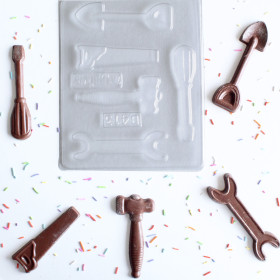 Molde chocolate herramientas x 5