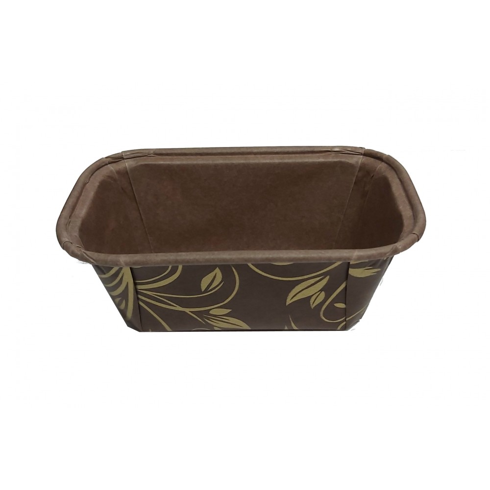 Molde plum cake cafe 100 gr x 50 Und