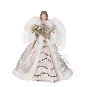 Angel plateado 40 CM