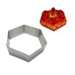 Aro grueso hexagonal 13.5 cm 