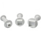 Cortadores push print cuadrado x 3 unidades