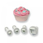 Cortadores push print diamante x 4 unidades