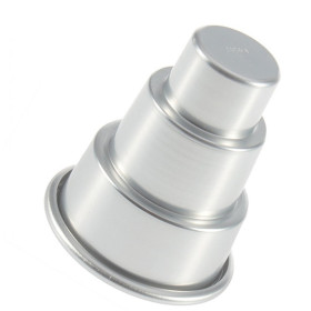 Molde mini ponque tres pisos