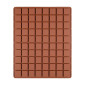 Molde silicona mini cuadritos x 80 cav