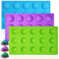 Molde en silicona semiesfera x 15 cav