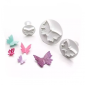 Cortador push print mariposas x 3 Und