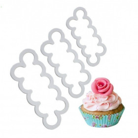 Set cortadores de rosa perfecta x 3 und