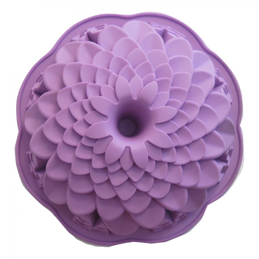 Moldes silicona flor amarillo