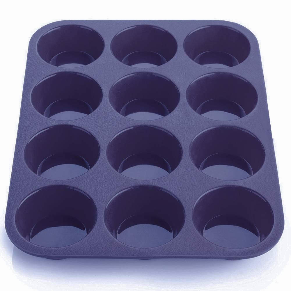 Molde silicona cupcake x 12 cav