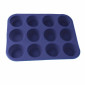 Molde silicona cupcake x 12 cav