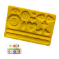 Molde silicona fondant flores