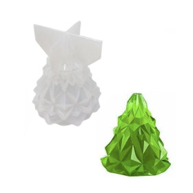 Molde silicona arbol navidad 3D