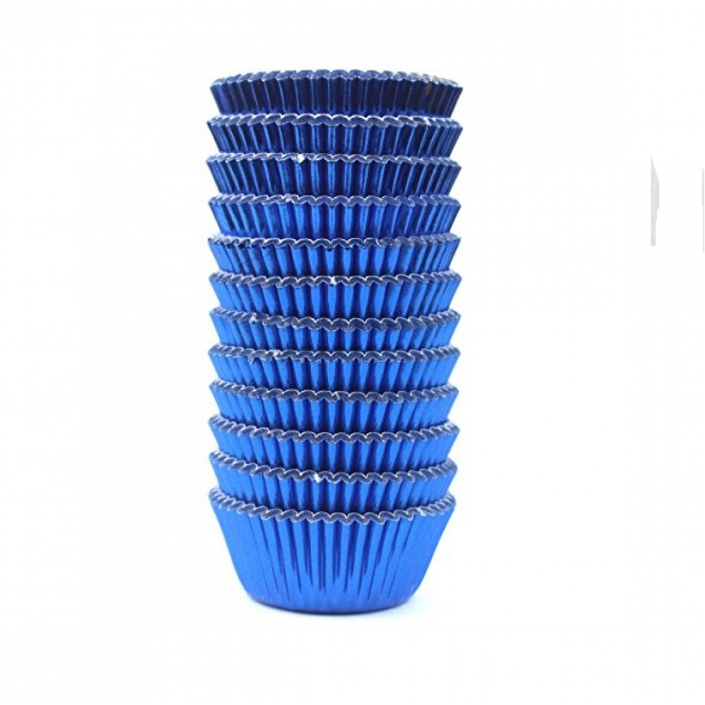  Capacillos mini azul metalizado x 1000 und
