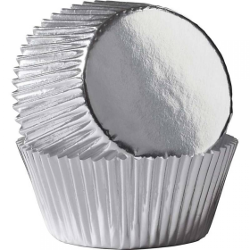 Capacillos mini plateado metalizado x 500 und