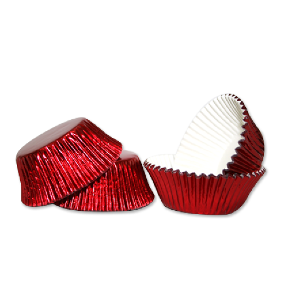 Capacillos mini rojo metalizado x 1000 und