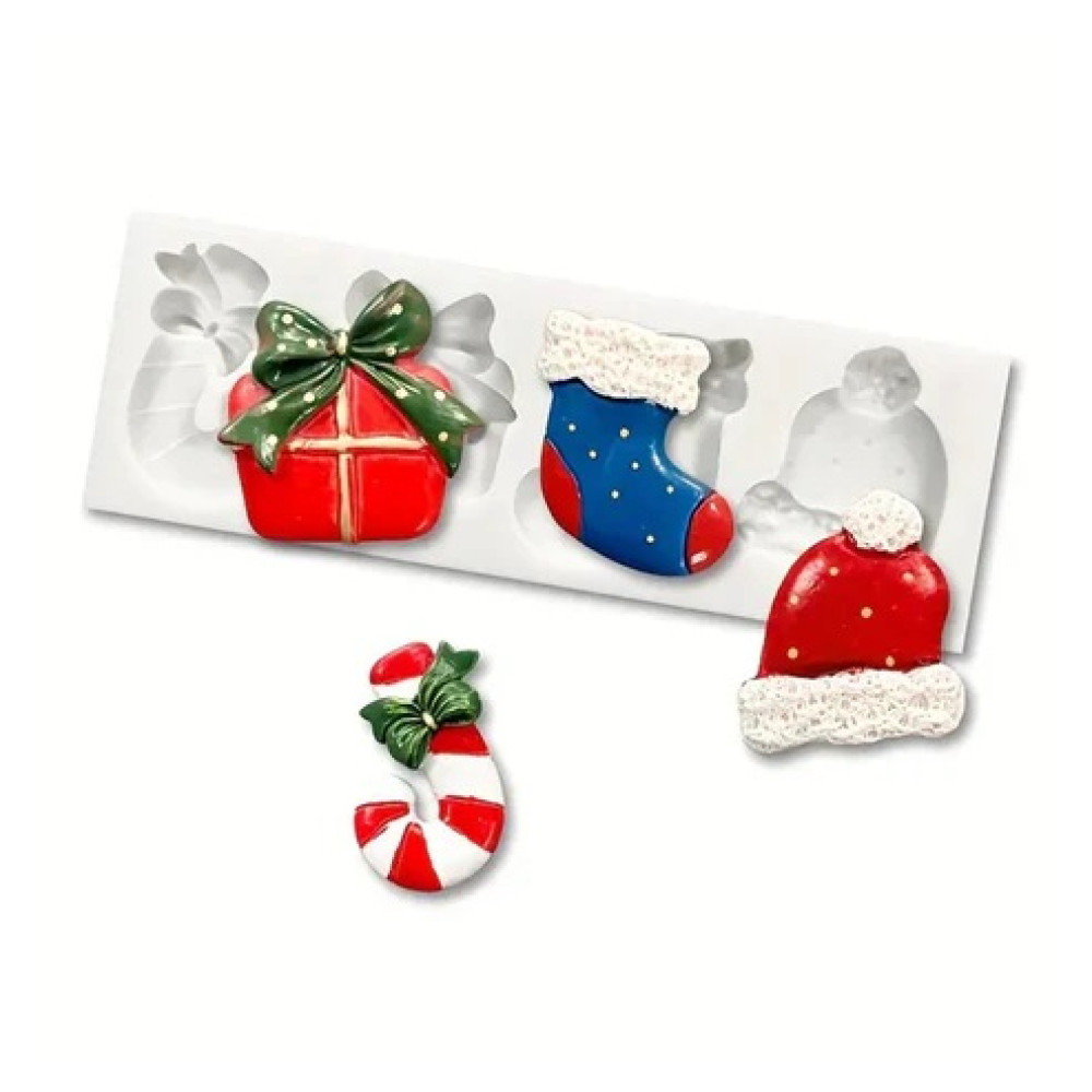 Molde silicona navideñox 4 
