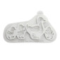 Molde silicona mamá pato y paticos