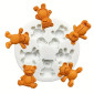 Molde silicona ositos x5 cav