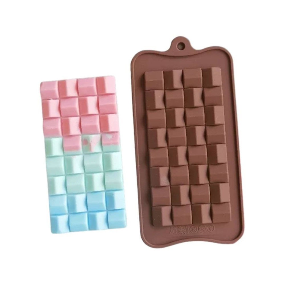 Molde choco barra cuadritos