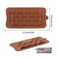 Molde choco barra cuadritos