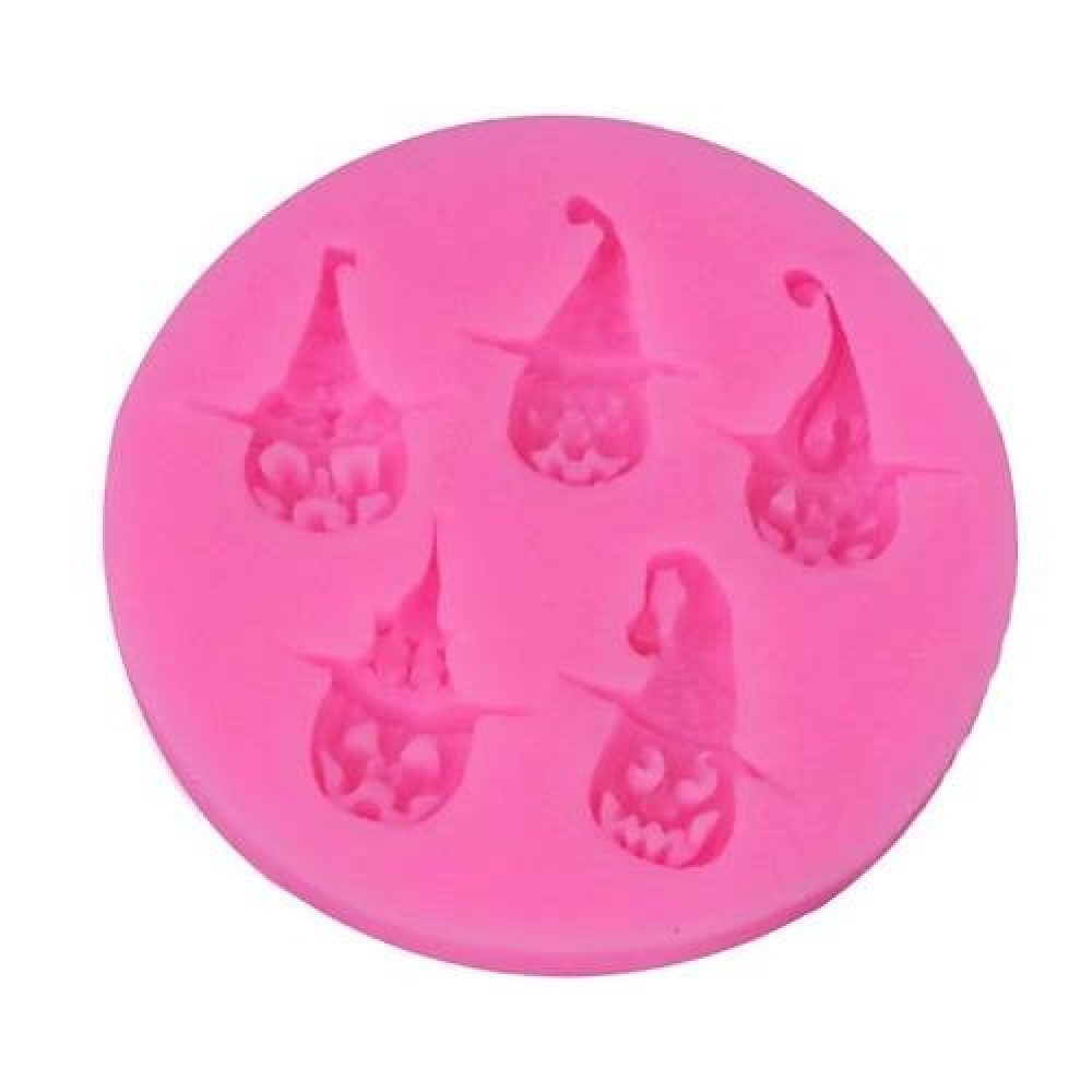 Molde silicona calabazas Sombrero x 5 cav 