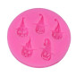 Molde silicona calabazas Sombrero x 5 cav 