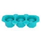 Molde en silicona vaso velas x 3 cav