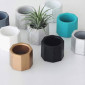 Molde en silicona vaso velas x 3 cav