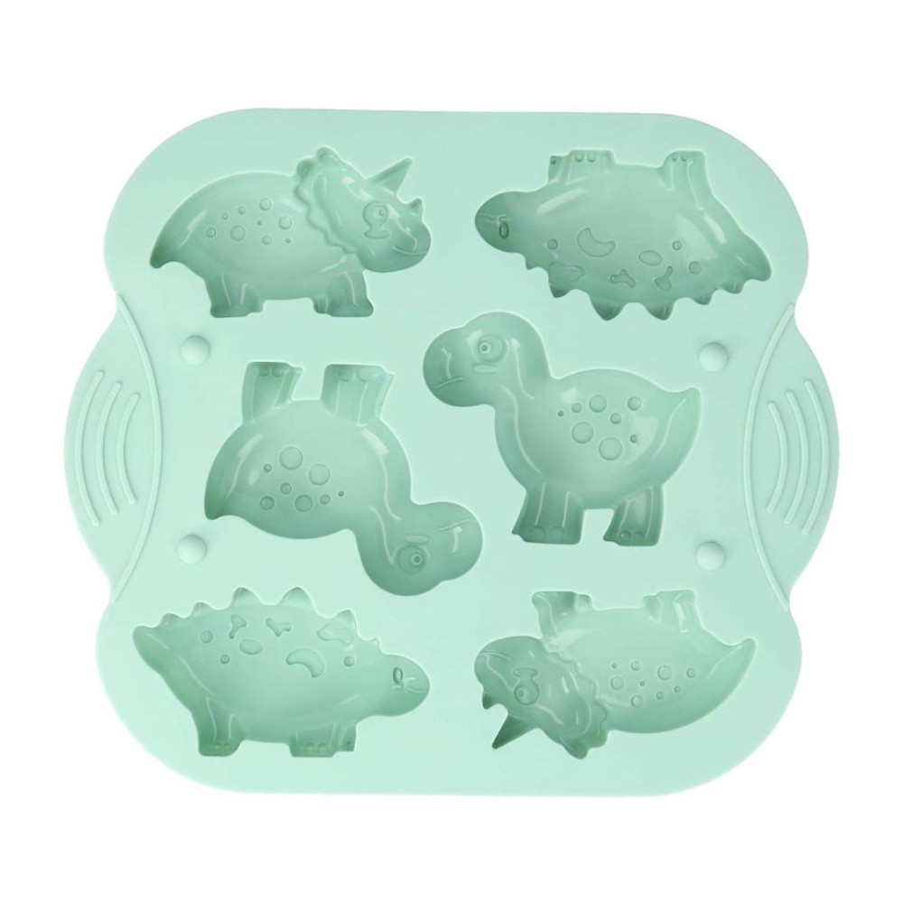 Molde silicona postre dinosaurios X 6 CAV 