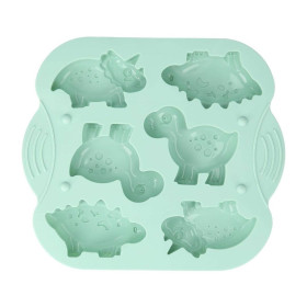 Molde silicona postre dinosaurios X 6 CAV 