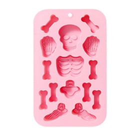 Molde de silicona partes esqueleto