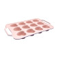 Molde corazones metal/silicona x 12 Cav