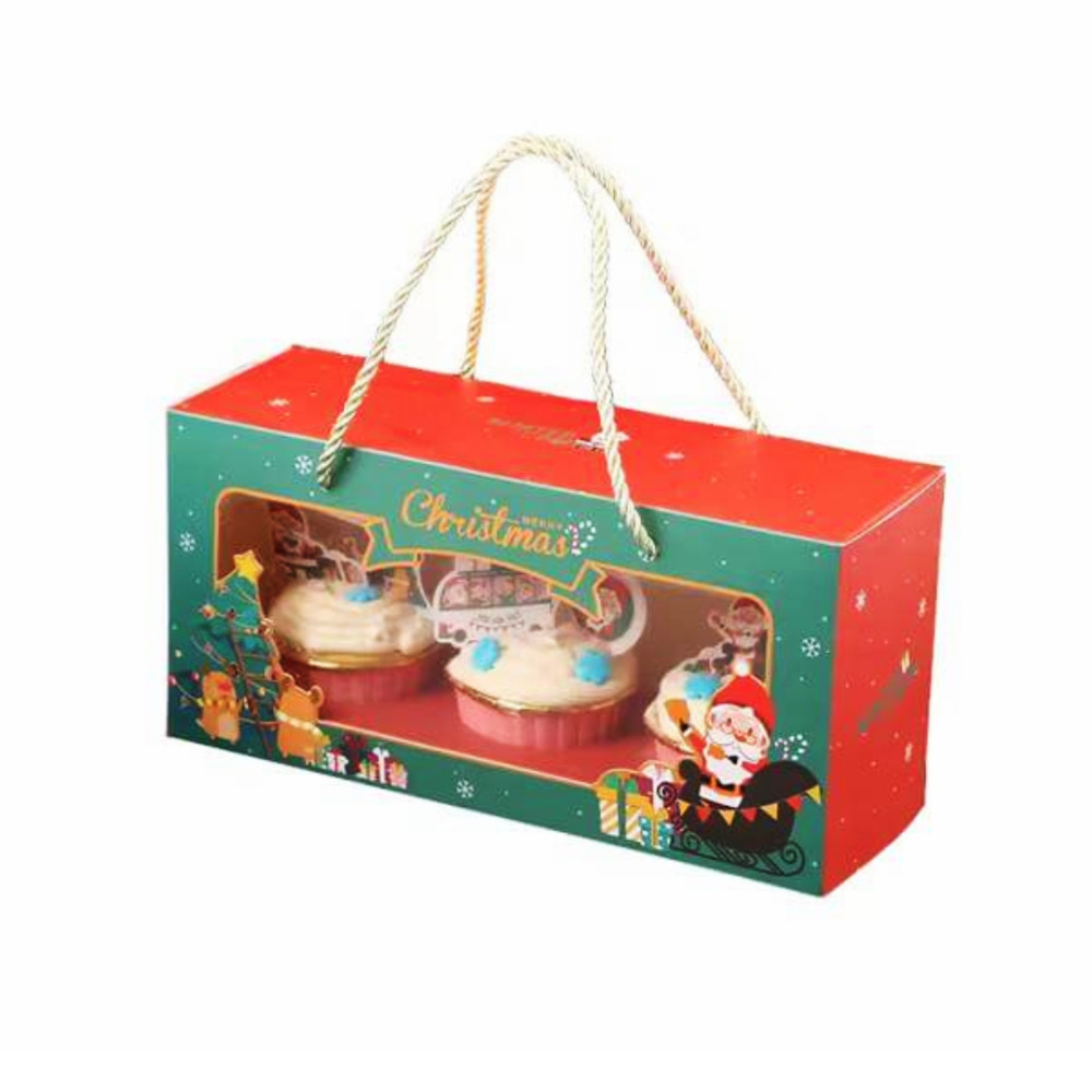 Caja regalo cupcake x 3 Cav