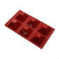 Molde profesional silicona piramide x 6