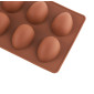 Molde silicona choco huevo kinder x8