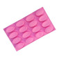 Molde silicona choco ovalos x 16 cav