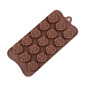 Molde silicona choco rosas x 15 cav