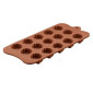 Molde silicona choco rosas x 15 cav
