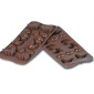 Molde silicona choco pascua x 14 cav
