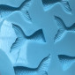 Molde silicona cola de sirena x 16 cav