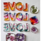 Molde silicona love x 26 cav