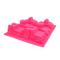Molde silicona carritos x 6 cav