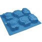 Molde silicona animalitos X 6 CAV 