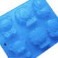Molde silicona animalitos X 6 CAV 