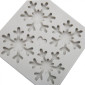 Molde silicona copo de nieve