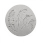 Molde silicona plumas x 4 cav