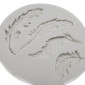 Molde silicona plumas x 4 cav