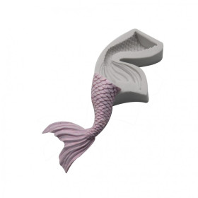 Molde silicona cola de sirena 9 cm